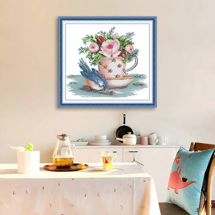 Birdie by The Teacup Cross Stitch Kits