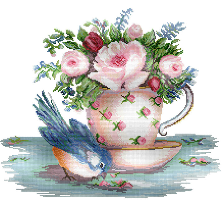 Birdie by The Teacup Cross Stitch Kits