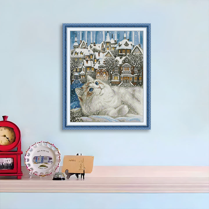 Cat Town Cross Stitch Kits