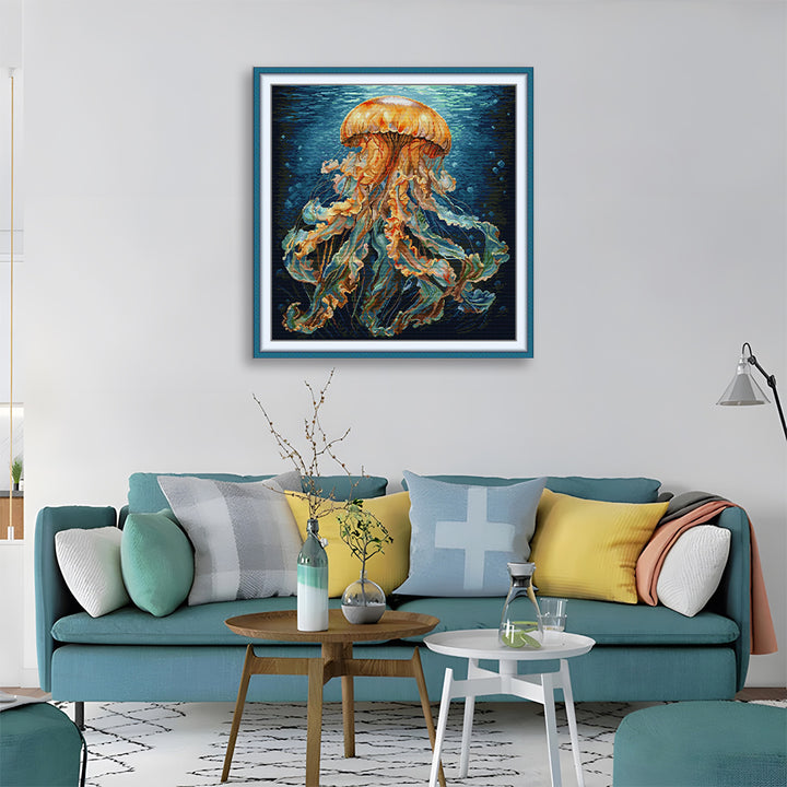 Deep Sea Jellyfish Cross Stitch Kits