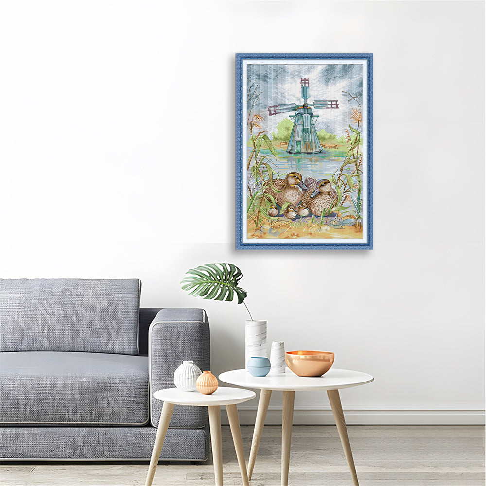 A Family of Wild Ducks Cross Stitch Kits