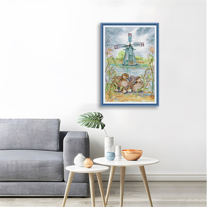 A Family of Wild Ducks Cross Stitch Kits