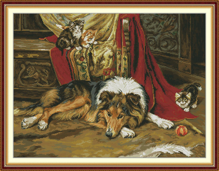 German Shepherd Cross Stitch Kits