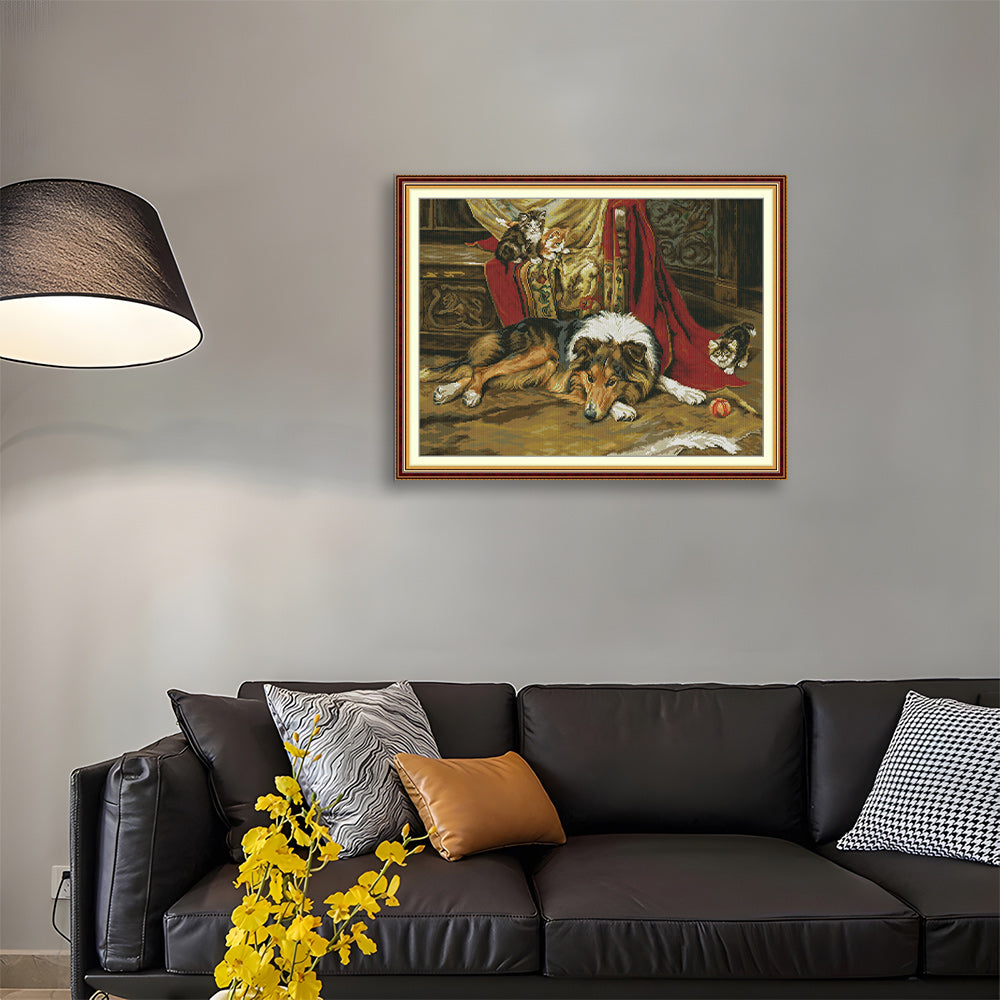 German Shepherd Cross Stitch Kits