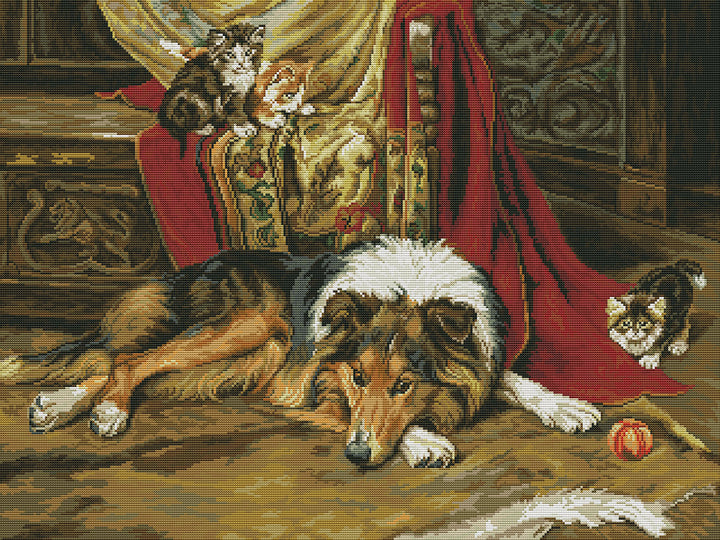 German Shepherd Cross Stitch Kits