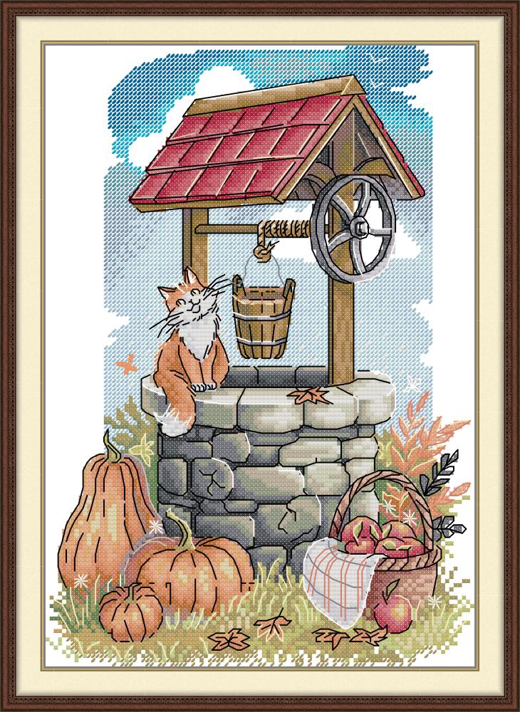 Harvest Well Cross Stitch Kits