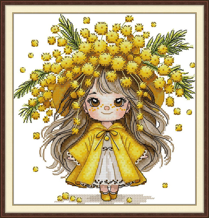 The Mimosa Girl Cross Stitch Kits