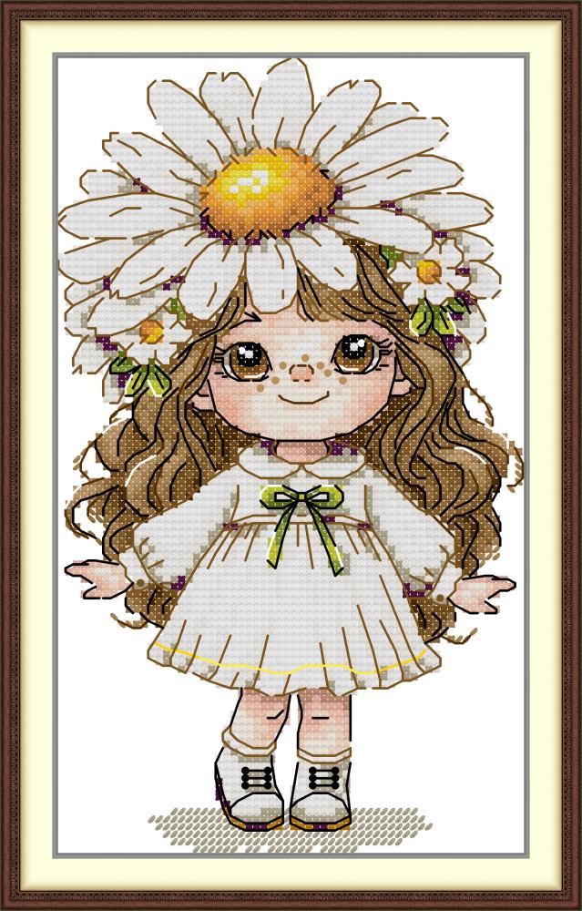 The Chamomile Girl Cross Stitch Kits