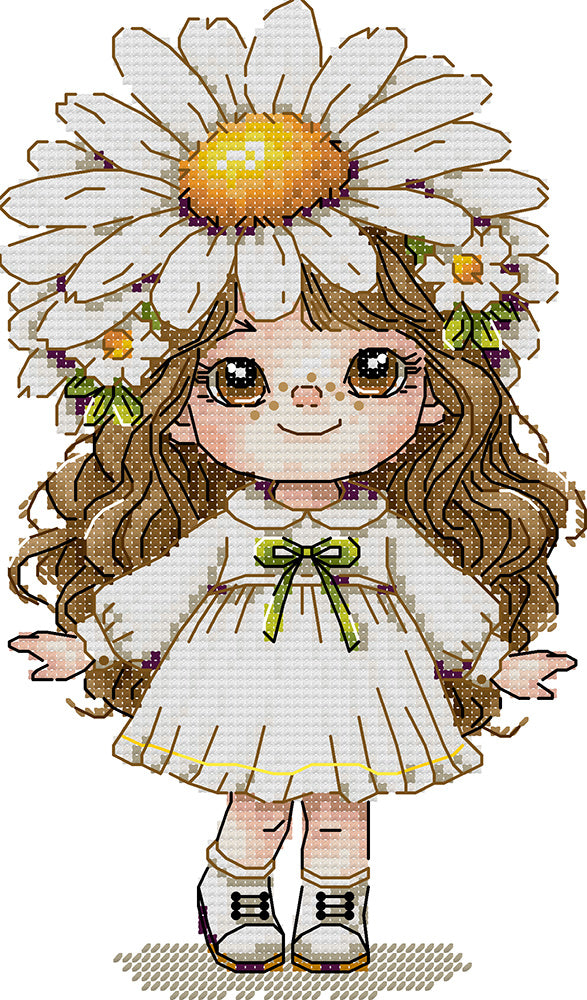 The Chamomile Girl Cross Stitch Kits