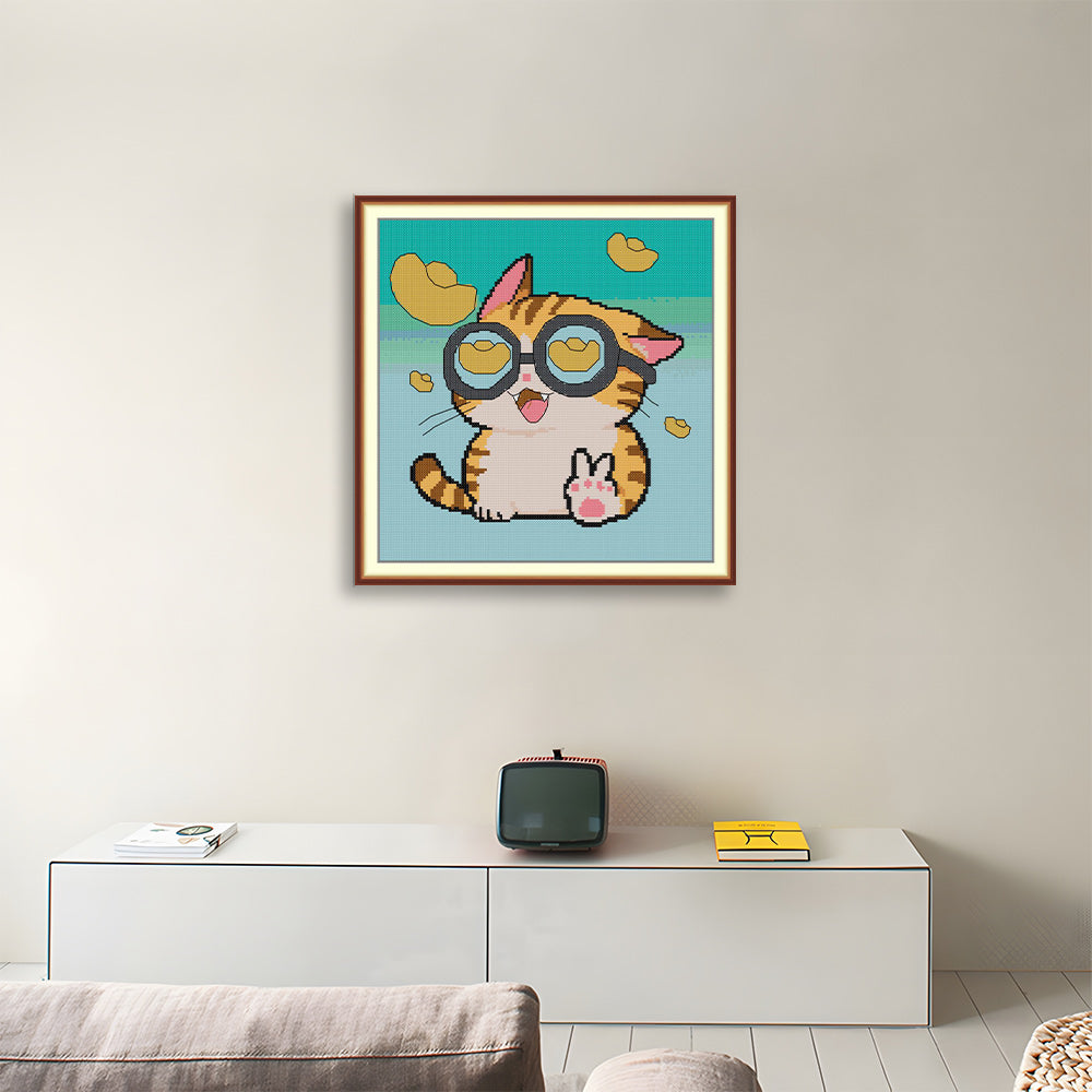 Yuanbao Cat Cross Stitch Kits