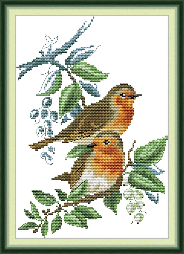Two Little Birds Cross Stitch Kits