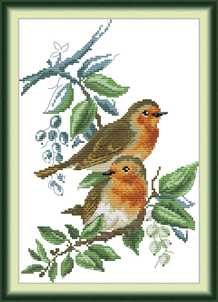 Two Little Birds Cross Stitch Kits