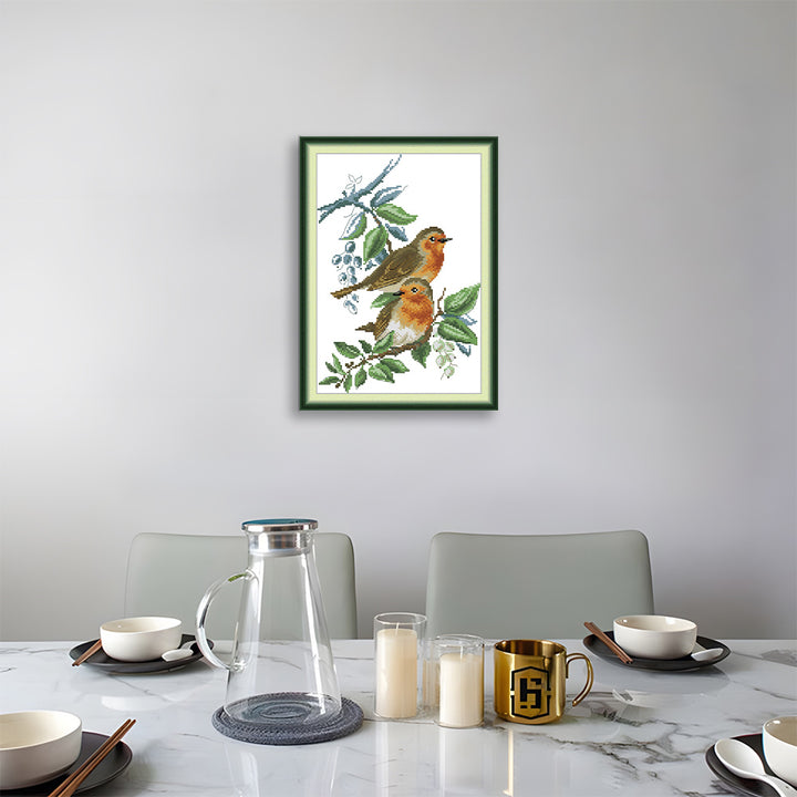Two Little Birds Cross Stitch Kits