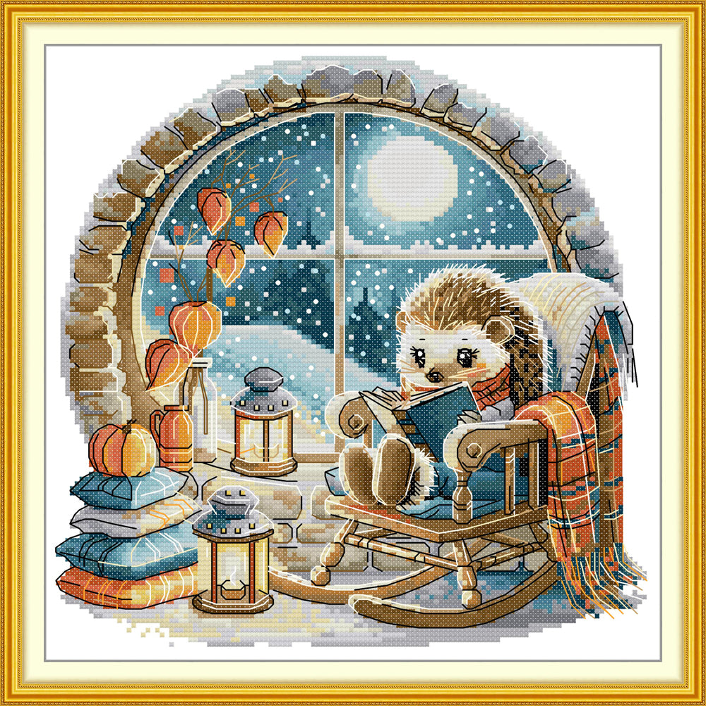 Hedgehog - Reading Cross Stitch Kits