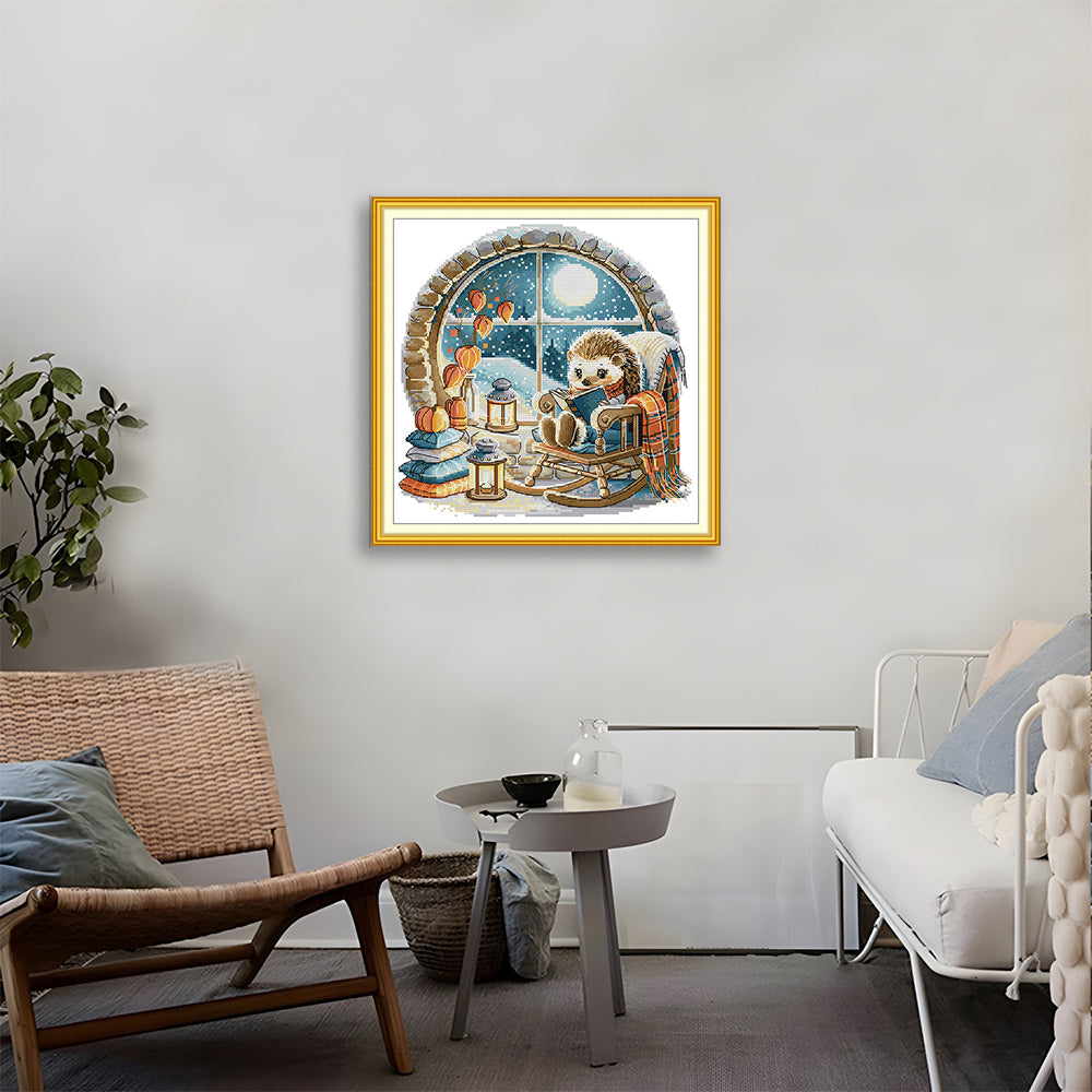 Hedgehog - Reading Cross Stitch Kits