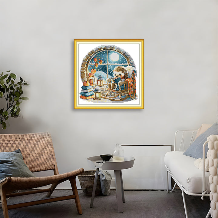 Hedgehog - Reading Cross Stitch Kits