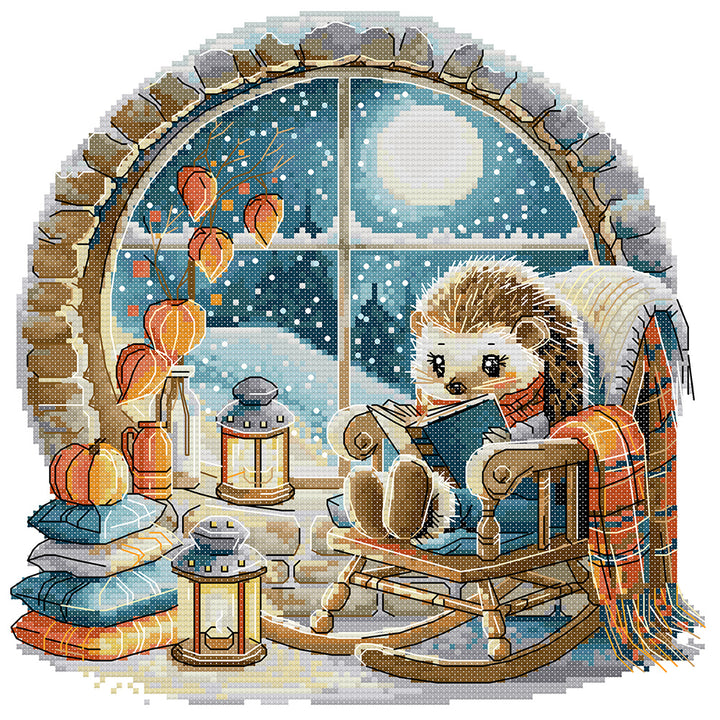Hedgehog - Reading Cross Stitch Kits