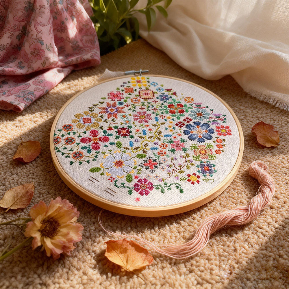 A Flower a Day Craft Cross Stitch Kits