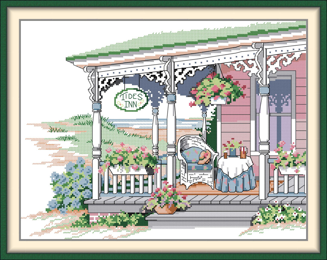 Pavilion Scenery Cross Stitch Kits