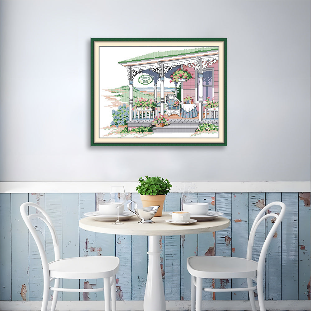 Pavilion Scenery Cross Stitch Kits