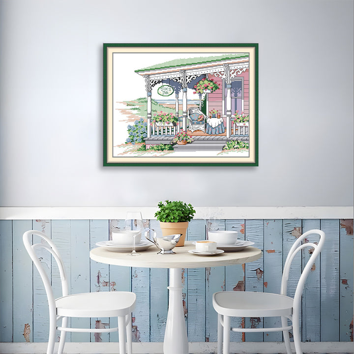 Pavilion Scenery Cross Stitch Kits