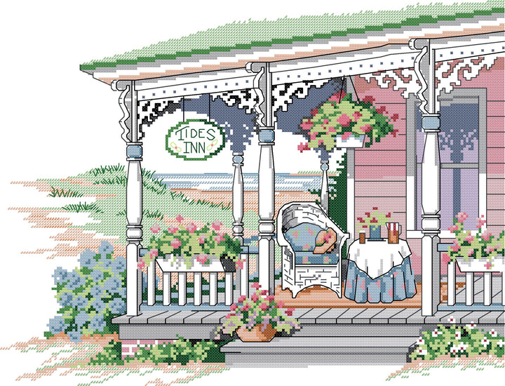 Pavilion Scenery Cross Stitch Kits