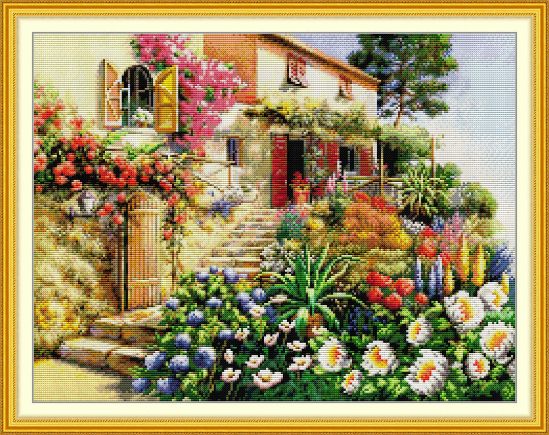 Flower Villa Cross Stitch Kits