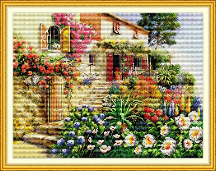 Flower Villa Cross Stitch Kits