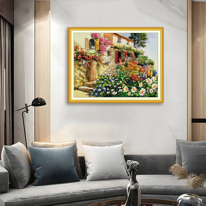 Flower Villa Cross Stitch Kits