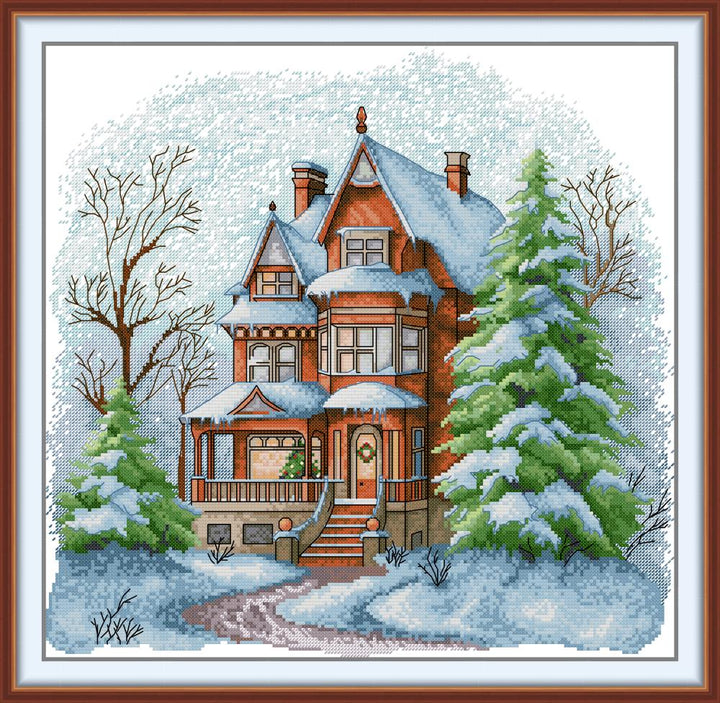 A Winter Villa Cross Stitch Kits