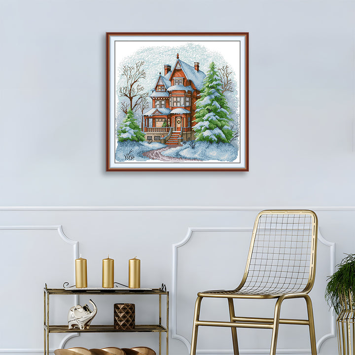 A Winter Villa Cross Stitch Kits