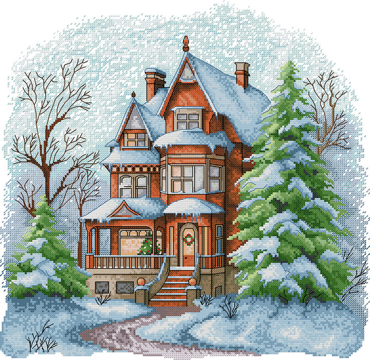 A Winter Villa Cross Stitch Kits
