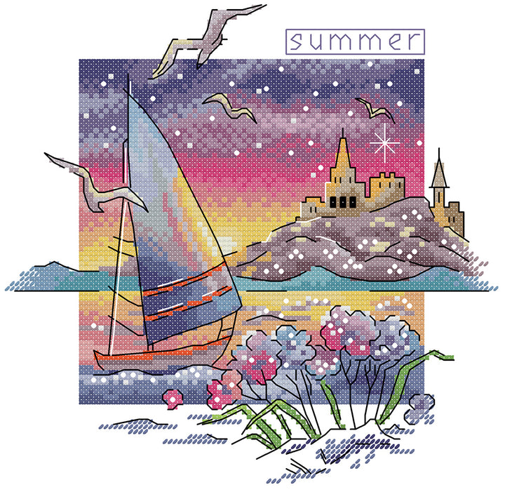 Sailing Summer Cross Stitch Kits