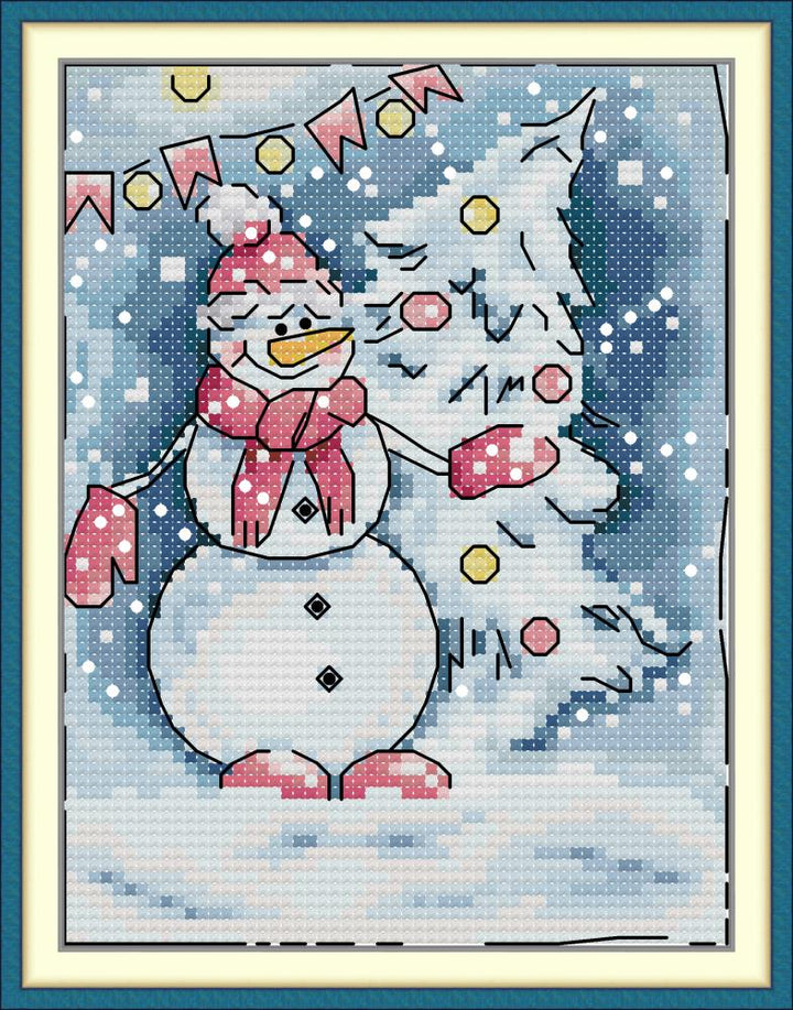 Snowy Christmas Pal Cross Stitch Kits