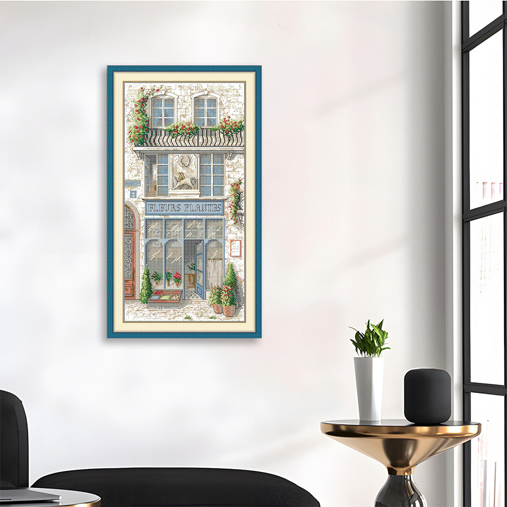French Flower Shop Cross Stitch Kits