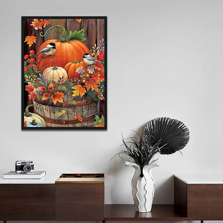 Thanksgiving Pumpkin Cross Stitch Kits FF108