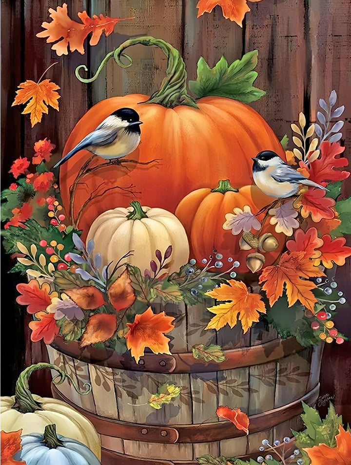 Thanksgiving Pumpkin Cross Stitch Kits FF108