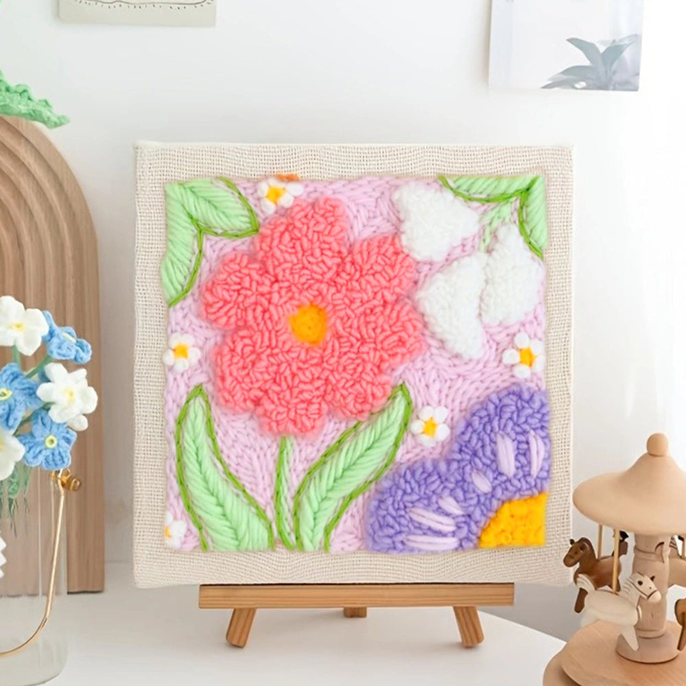 Pastel Blossom Mix Punch Needle Embroidery Kits