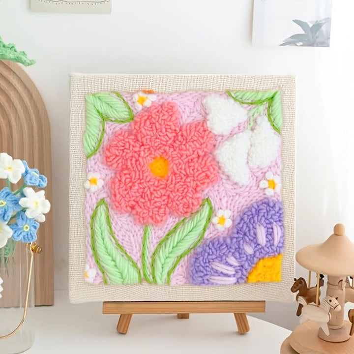 Pastel Blossom Mix Punch Needle Embroidery Kits