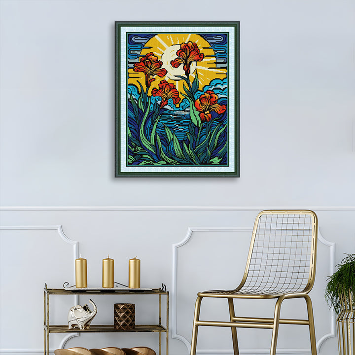 Iris Cross Stitch Kits