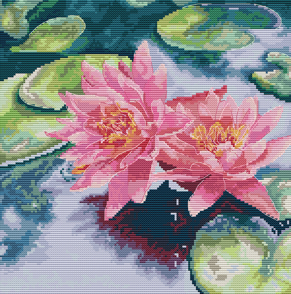 Water Lily Cross Stitch Kits