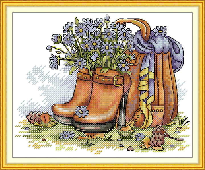 Daisies in High Heels Cross Stitch Kits