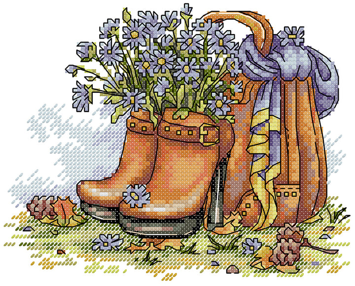 Daisies in High Heels Cross Stitch Kits