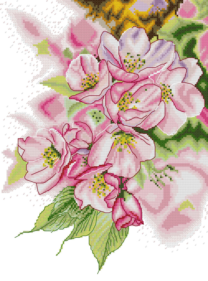 Dazzling Magnolia Cross Stitch Kits