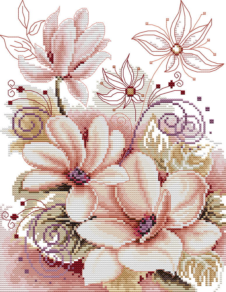 Magnolia Cross Stitch Kits