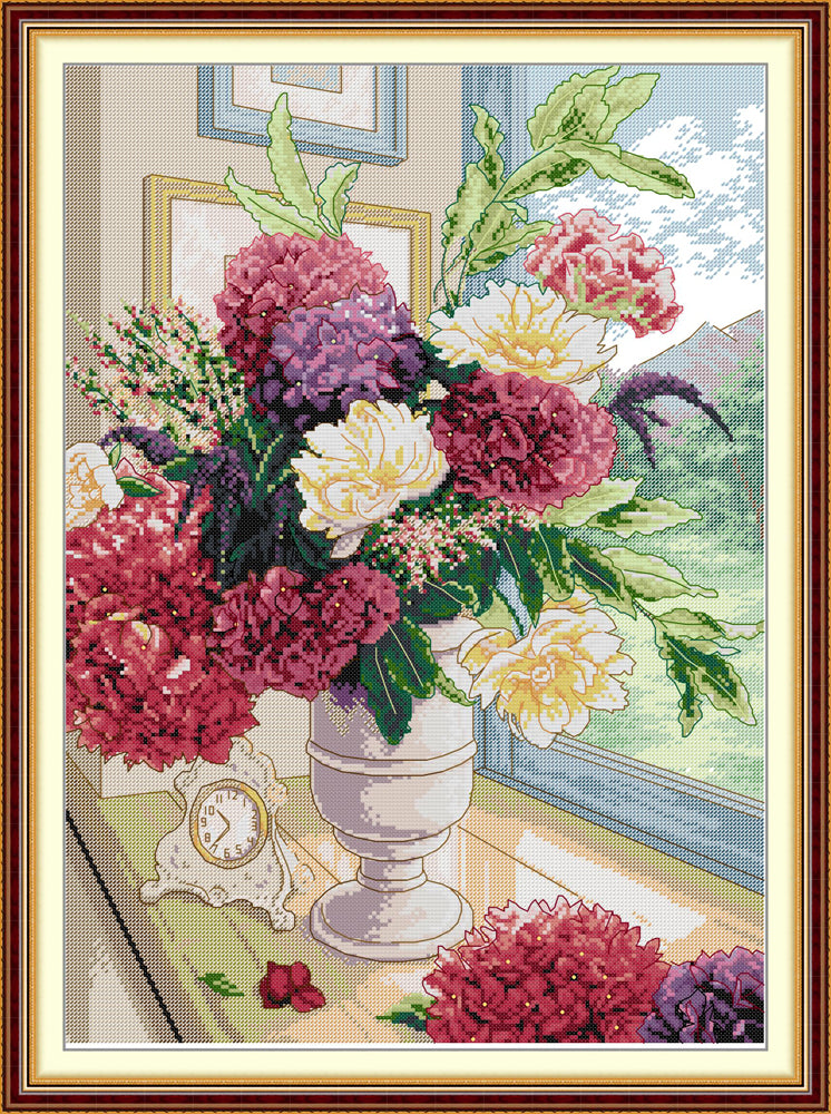 A Bouquet of Flowers Cross Stitch Kits