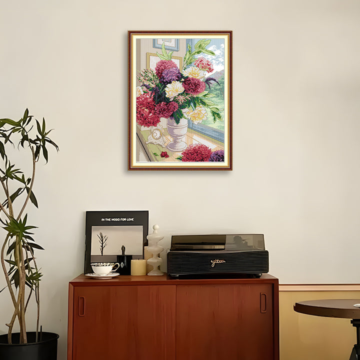 A Bouquet of Flowers Cross Stitch Kits