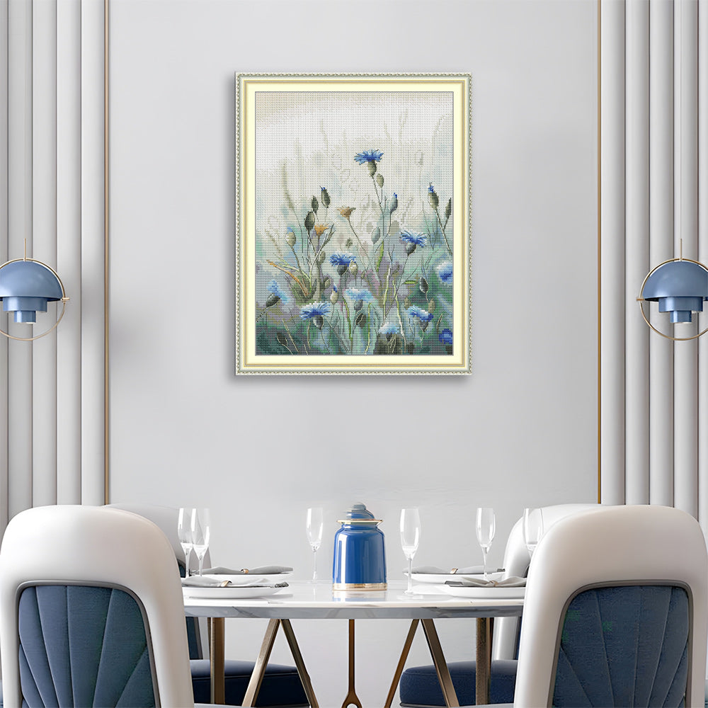 Cornflower Cross Stitch Kits