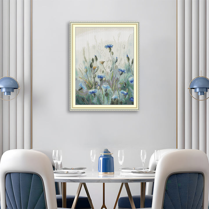 Cornflower Cross Stitch Kits