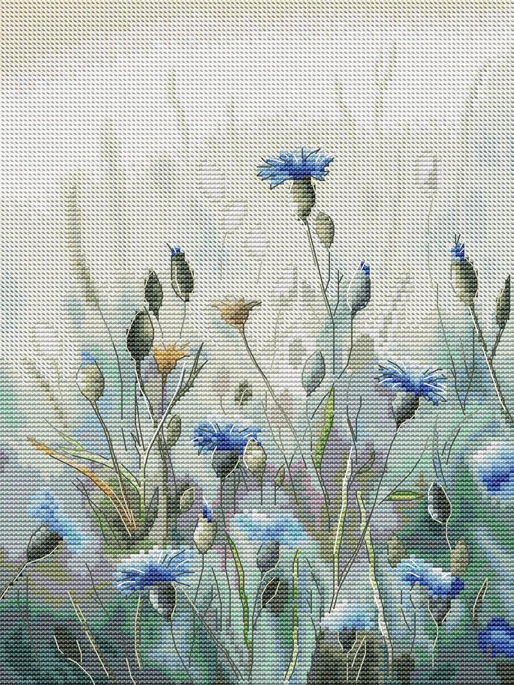 Cornflower Cross Stitch Kits